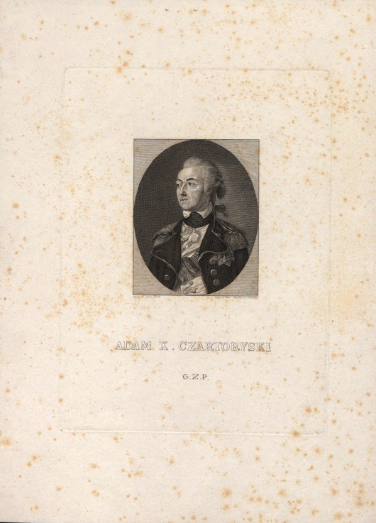 Prince Adam Kazimierz Czartoryski (1734-1823) de Unbekannter Künstler