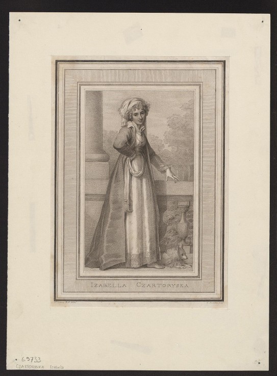 Princess Izabela Czartoryska, née Countess Fleming (1746-1835) de Unbekannter Künstler