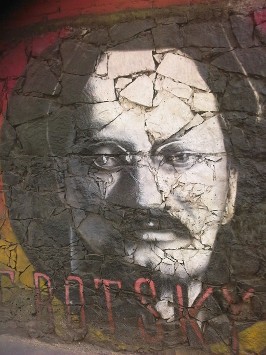 Graffiti of Leon Trotsky de Unbekannter Künstler