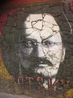 Graffiti of Leon Trotsky