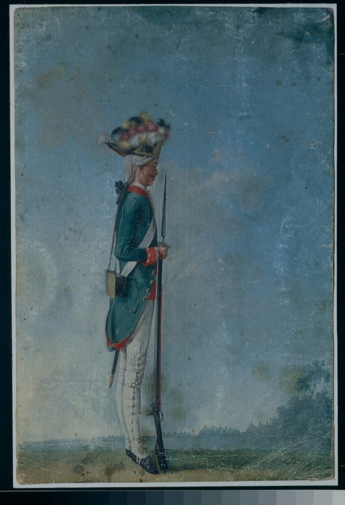 Grenadier of the Preobrazhensky Regiment de Unbekannter Künstler