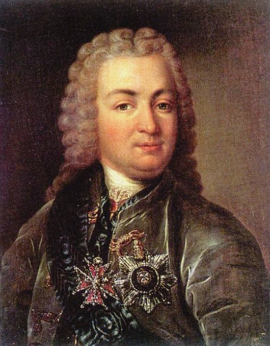 Gustav Reinhold von Loewenwolde (1693-1758) de Unbekannter Künstler