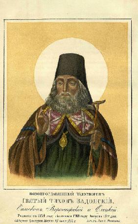 Saint Tikhon of Zadonsk (1724–1783), Bishop of Voronezh