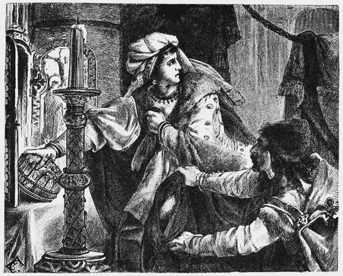 Helene Kottannerin Steals the Royal Crown of Saint Stephen in 1440 (From "Pictorial History of the W de Unbekannter Künstler
