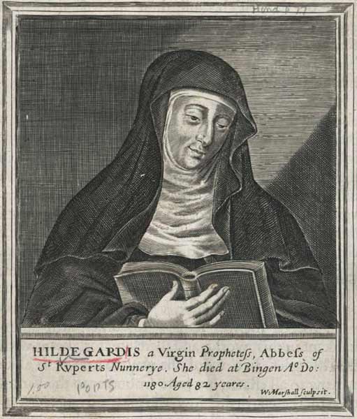 Hildegard of Bingen de Unbekannter Künstler