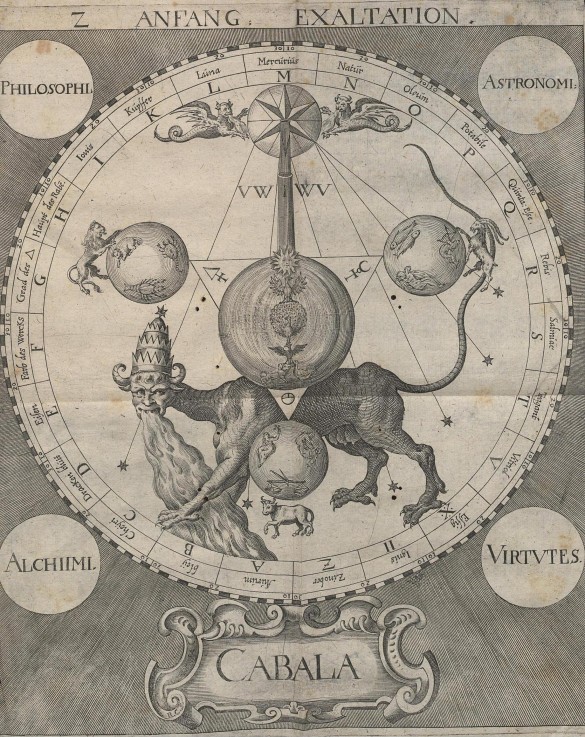 Illustration from "Cabala, Speculum Artis Et Naturae In Alchymia" by Stephan Michelspacher de Unbekannter Künstler
