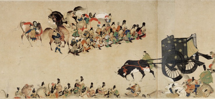 Illustrated Tale of the Heiji Civil War (The Imperial Visit to Rokuhara) 4 scroll de Unbekannter Künstler