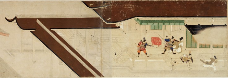 Illustrated Tale of the Heiji Civil War (The Imperial Visit to Rokuhara) 1 scroll de Unbekannter Künstler