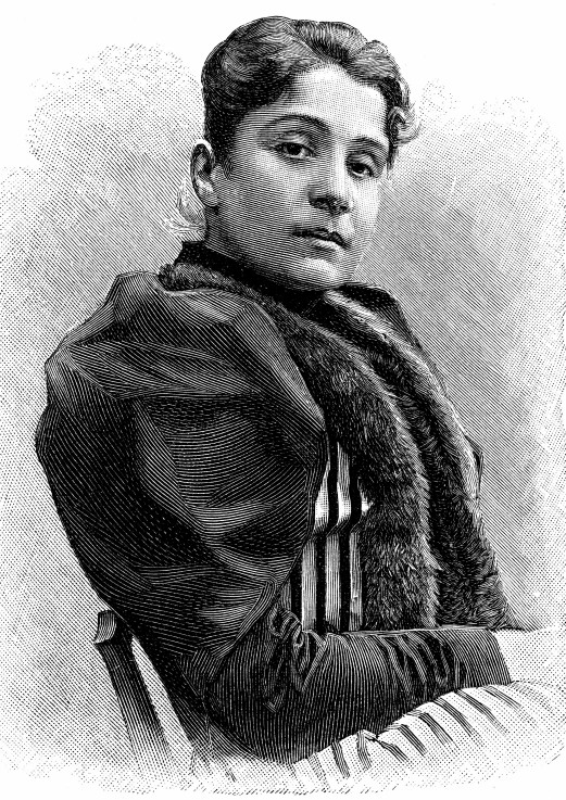Italian actress Eleonora Duse (1858–1924) de Unbekannter Künstler
