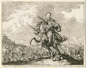 King John III Sobieski at the Battle of Khotyn on 11 November 1673