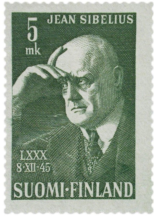 Jean Sibelius (postage stamp) de Unbekannter Künstler