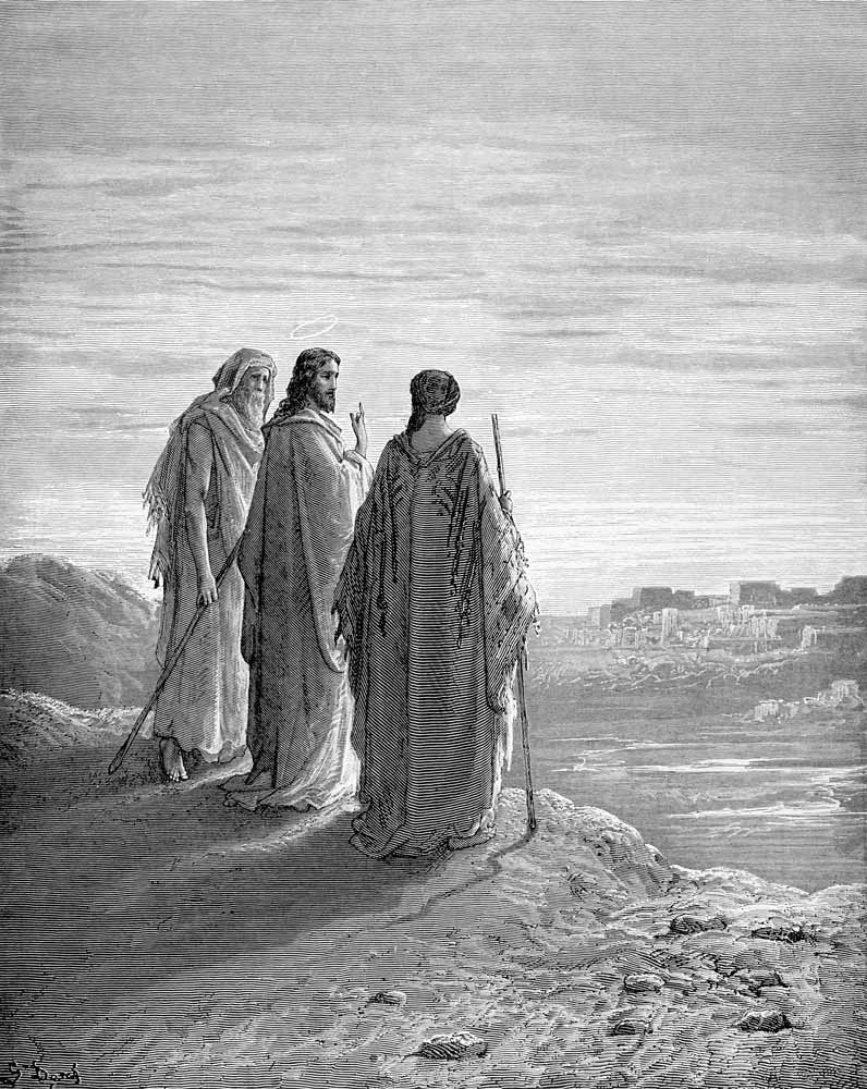 Jesus und die Jünger von Emmaus de Unbekannter Künstler