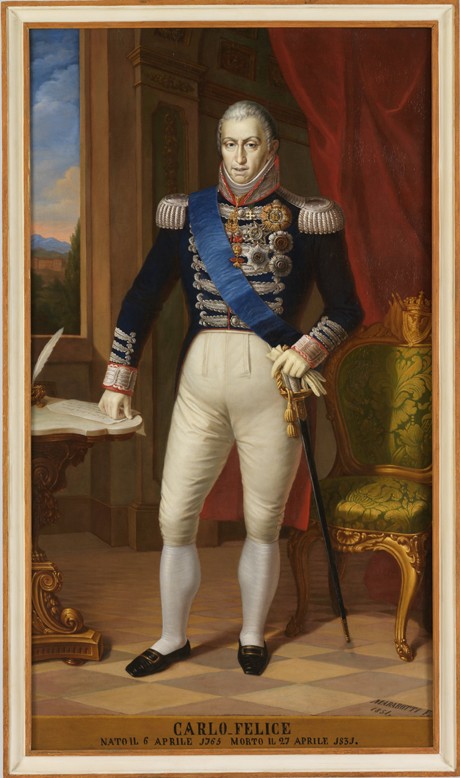 King Charles Felix of Sardinia (1765-1831) de Unbekannter Künstler