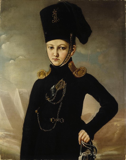Cossack of the 1st Mounted Cossack Regiment Count M.A. Dmitriev-Mamonov de Unbekannter Künstler