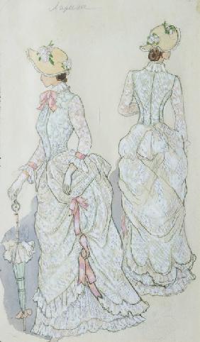 Costume design for the theatre play Dowerless Girl by A. Ostrovsky