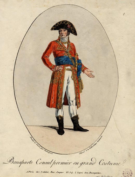Napoleon Bonaparte as First Consul of France de Unbekannter Künstler