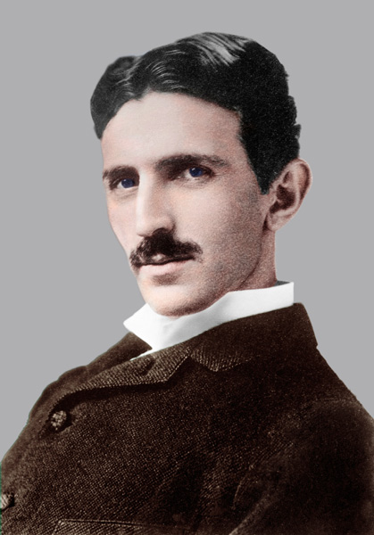Nikola Tesla, Serb-US physicist de Unbekannter Künstler