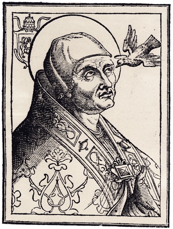 Pope Gregory I the Great de Unbekannter Künstler