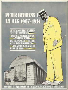 Peter Behrens and AEG 1907-1914 (Poster)