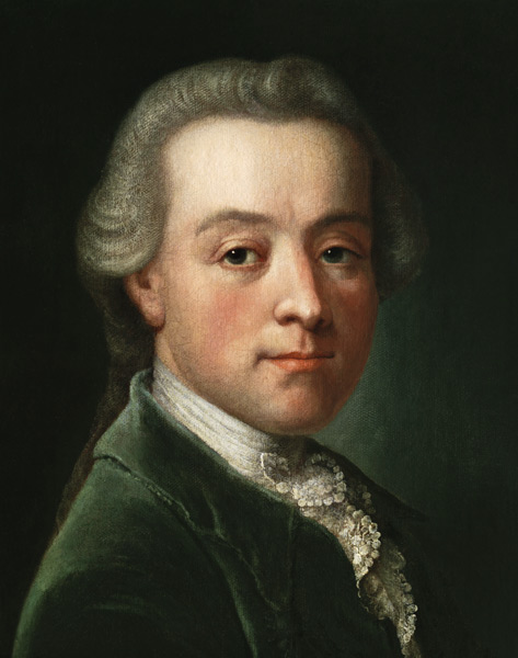 Portrait of the composer Wolfgang Amadeus Mozart (1756-1791) de Unbekannter Künstler