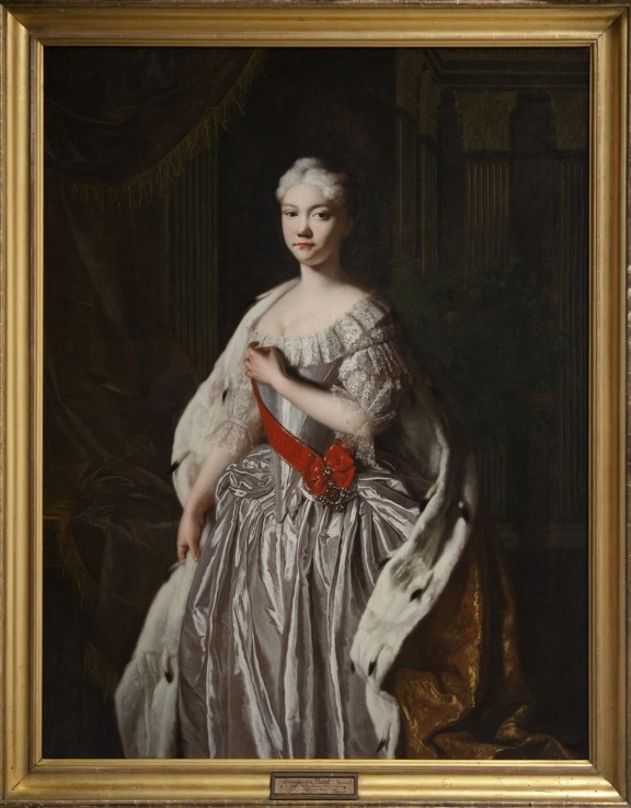 Portrait of Grand Duchess Natalya Alexeyevna of Russia (1714–1728) de Unbekannter Künstler