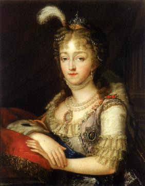 Portrait of Empress Elizabeth Alexeievna, Princess Louise of Baden (1779-1826)