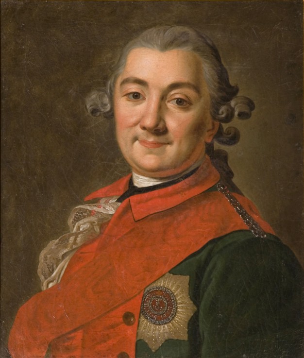 Portrait of the commander-in-chief of the fleet Count Alexey Grigoryevich Orlov of Chesma (1737–1808 de Unbekannter Künstler