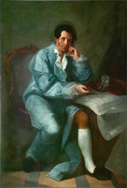 Portrait of the architect Jean-Baptiste Vallin de la Mothe (1729-1800) de Unbekannter Künstler