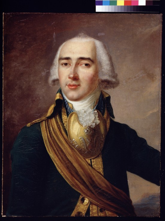 Portrait of the Poet Ivan Ivanovich Dmitriev (1760-1837) de Unbekannter Künstler