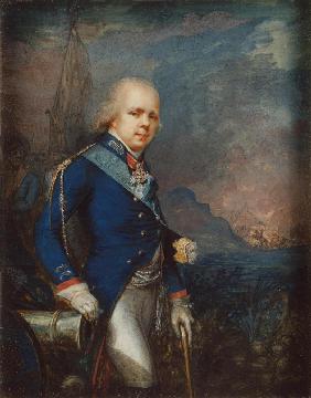 Portrait of Grand Duke Constantine Pavlovich of Russia (1779-1831) before the Battle of Novi