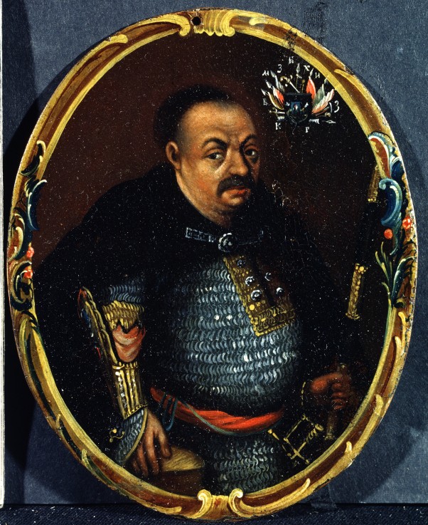 Portrait of Hetman Bohdan Khmelnytsky (1595-1657) de Unbekannter Künstler