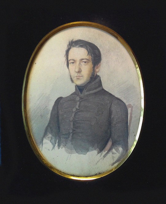 Portrait of the composer Mikhail I. Glinka (1804-1857) de Unbekannter Künstler