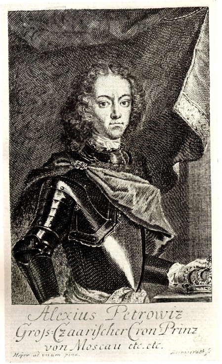 Portrait of Tsarevich Alexei Petrovich of Russia (1690-1718) de Unbekannter Künstler