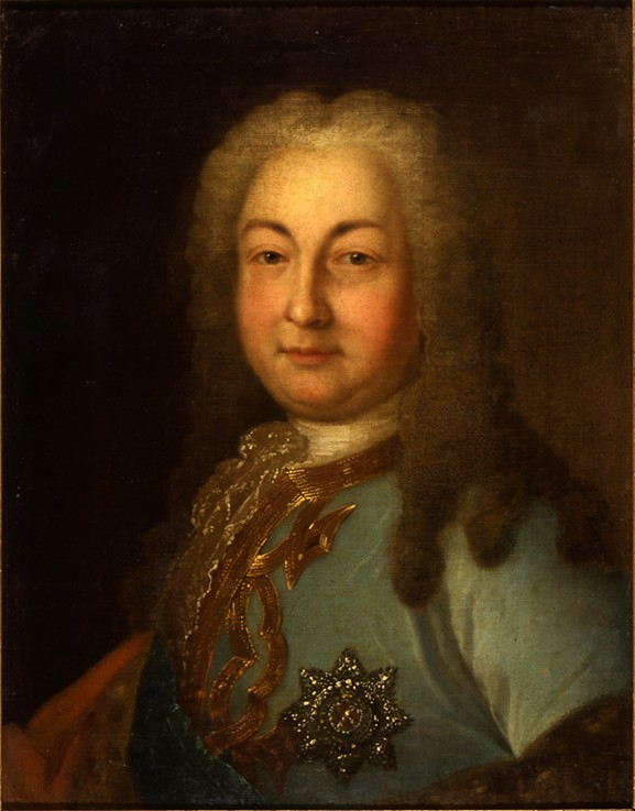 Portrait of Vice-Chancellor Count Heinrich Johann Friedrich (Andrei) Ostermann (1687-1747) de Unbekannter Künstler