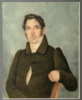 Portrait of a man wearing a frock coat (Poltoratsky)