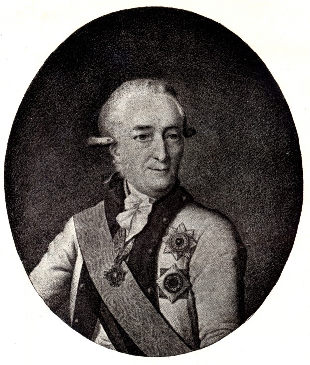 Portrait of Admiral Vasiliy Chichagov (1726-1809) de Unbekannter Künstler