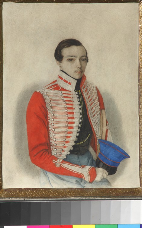 Portrait of Alexander Ivanovich Bezobrazov de Unbekannter Künstler