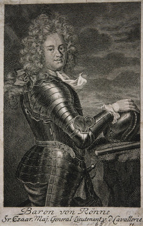 Portrait of Baron Carl Ewald von Roenne (1663–1716) de Unbekannter Künstler