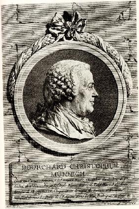 Portrait of Count Burkhard Christoph von Münnich (1683-1767)