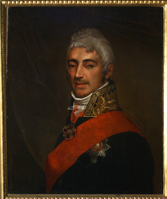 Portrait of the Poet Ivan Ivanovich Dmitriev (1760-1837) de Unbekannter Künstler