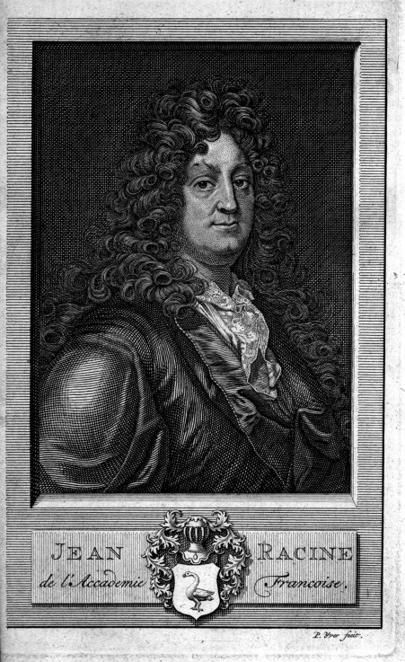 Portrait of the poet Jean Racine (1639–1699) de Unbekannter Künstler