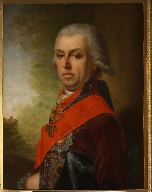 Portrait of Dmitri Prokofievich Troshchinsky (1754-1829) de Unbekannter Künstler