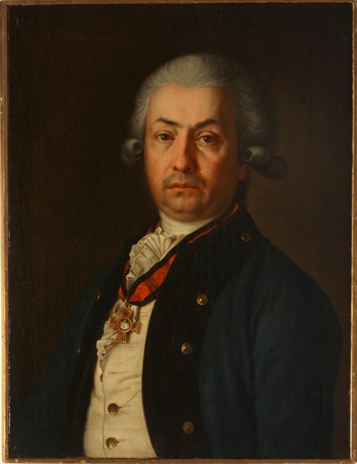 Portrait of Fyodor Jankovic de Mirievo (1741-1814) de Unbekannter Künstler