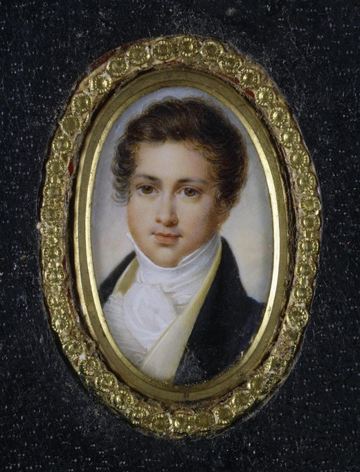 Portrait of Prince Grigory Petrovich Volkonsky (1776-1852) de Unbekannter Künstler