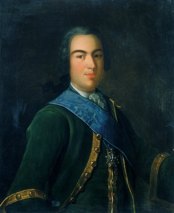 Portrait of Prince Ivan Alexeievich Dolgoroukov (1708-1739) de Unbekannter Künstler