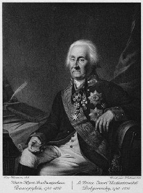 Portrait of Prince Yuri Vladimirovich Dolgorukov (1740-1830)