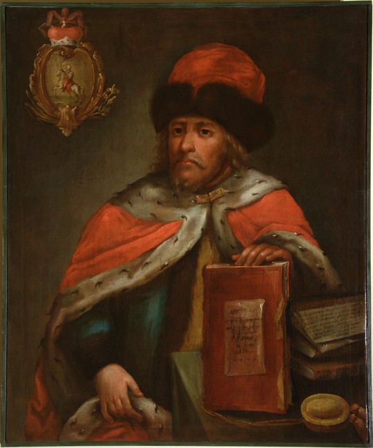 Portrait of Prince Vasily Vasilyevich Galitzine (1643–1714) de Unbekannter Künstler