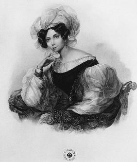 Portrait of Princess Zinaida Alexandrovna Volkonskaya (1792-1862)