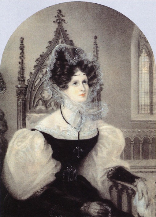 Portrait of Princess Zinaida Alexandrovna Volkonskaya (1792-1862) de Unbekannter Künstler