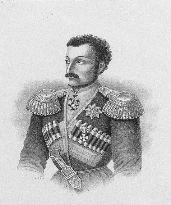 Portrait of of the major general Nikolay Sleptsov (1815–1851) de Unbekannter Künstler